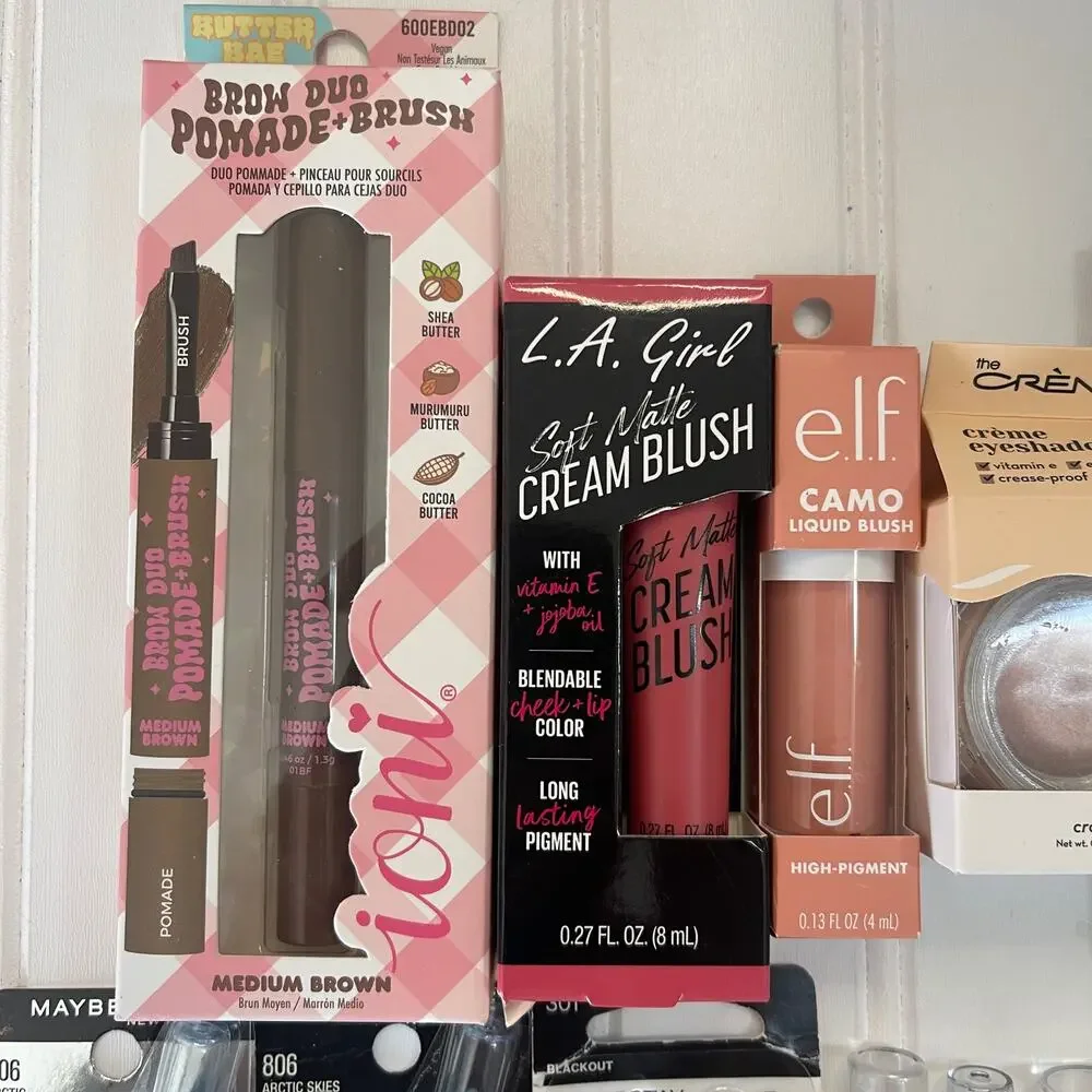 NEW‎ Eye Shadow Sticks Liners Liquid Blush Brow Gel Makeup Bundle Gift Basket